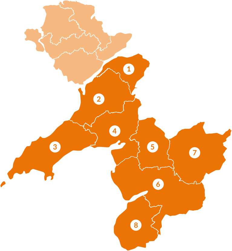 Map of Gwynedd
