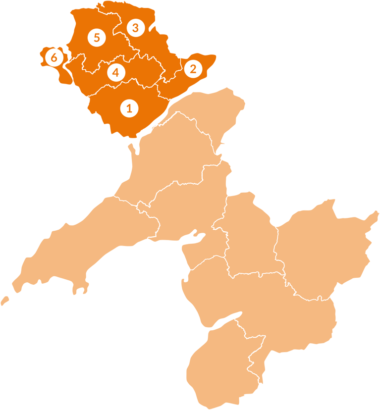 Map of Anglesey